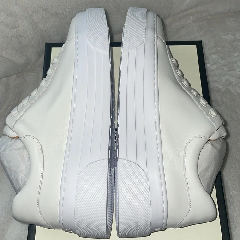NWT J/SLIDES AMANDA White Leather Sneaker - Picture 13 of 15